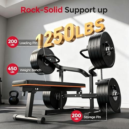 FEIERDUN 3-Grip U-Handles Chest Press Machine, 1250LBS Bench Press Machine with Independent Converging Arms, 11+3 Adjustable Positions, Adjusatble Bench for Chest, Arms - Thumbnail 4