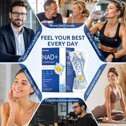 NAD+ Supplement 1500MG, for Healthy Aging, Energy, Focus & Vitality Support - Thumbnail 5