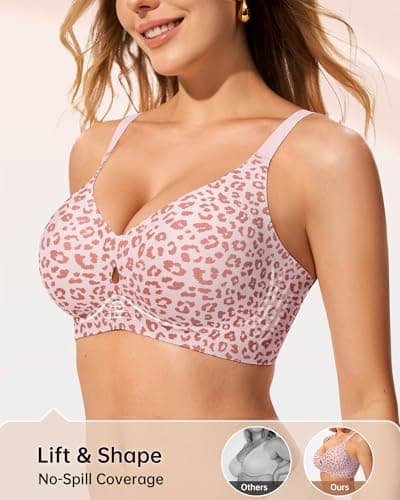 LetsJoli Jelly Bras for Women No Underwire Water Drop Wireless Supportive - Thumbnail 3