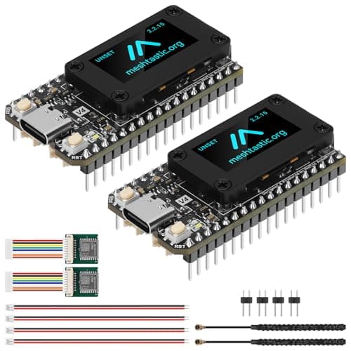 2 Set Pre-soldered ESP32 LoRa V4 Development Board with L76K GNSS Module