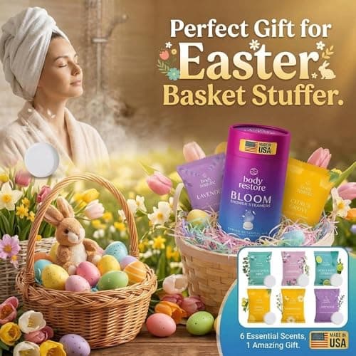 Body Restore Shower Steamers Aromatherapy 6 Pack – Mothers Day Gifts for Mom, Birthday Gifts for Women, Relaxation Stress Relief Self Care – Bloom - Thumbnail 2