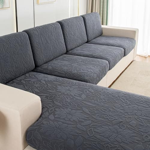 UWWGKK Modular Sofa Cover Sectional Couch Slipcovers for Dogs Pet Friendly - Thumbnail 2