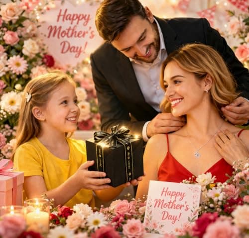 cdco Forever Love Preserved Real Rose with Heart Necklace, Mothers Day Gifts for Mom, Wife, Anniversary Birthday Gifts for Women – Projects “I Love You” in 100 Languages - Thumbnail 3