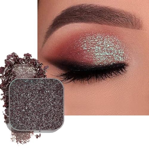 Fillwie Duochrome Chameleon Eyeshadow Single, Mauve Taupe With Blue Shift - Image 1