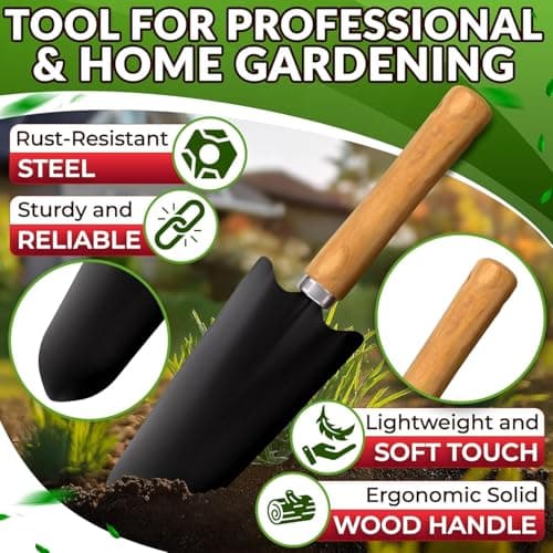 10 Pcs Gardening Tools for Women – Ergonomic Lightweight Metal Garden Tools Set with Convenient Organizer Handbag – Easy Handling for Outdoor Plant Care | Gardening Gifts for Women for Home Use - Thumbnail 5