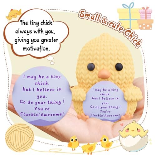 24 Pack Prefilled Easter Eggs with 3D Printed Knitted Animals – Amigurumi Style Figurines Positive Cardfor Egg Hunt Easter Party Favors for Kids Boys Girls Easter Basket Stuffers Party Favors - Thumbnail 3