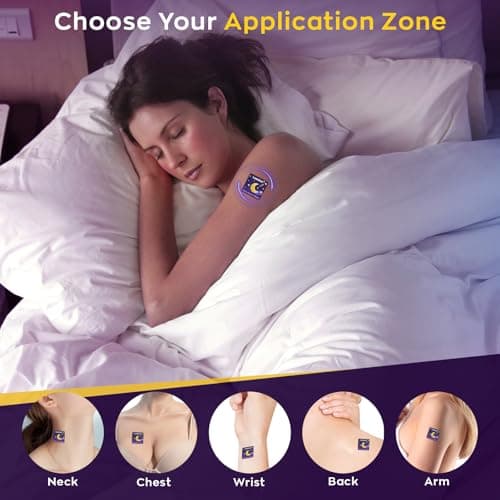 Lunalex 36ct Sleep Patches for Adults Extra Strength – All Natural Nighttime Comfort with Melatonin & Magnesium, Quick-Acting & Long-Lasting - Thumbnail 4