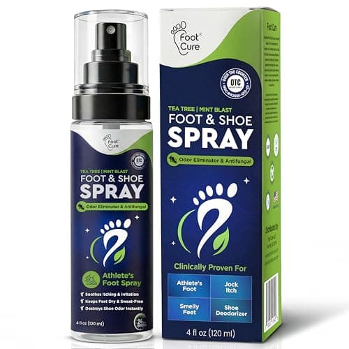 Tea Tree Foot Odor Spray - Mint Blast Shoe Deodorizer for Smelly Feet, Athletes Foot Spray Odor Eliminator No More Smelly Shoes or Stinky Feet | Removes, Controls & Prevents Odors - 120ml Made in USA - Image 1