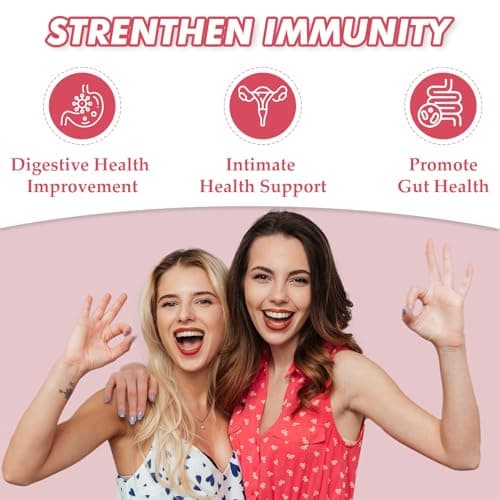Skiseoy Pineapple Gummies for Women pH - Feminine Balance Gummies for Flora and Vaginal Health + Vitamin C for Immune Support, Probiotics Women's pH Balance Gummy Nutrition Vegan Friendly, 90 Counts - Thumbnail 3