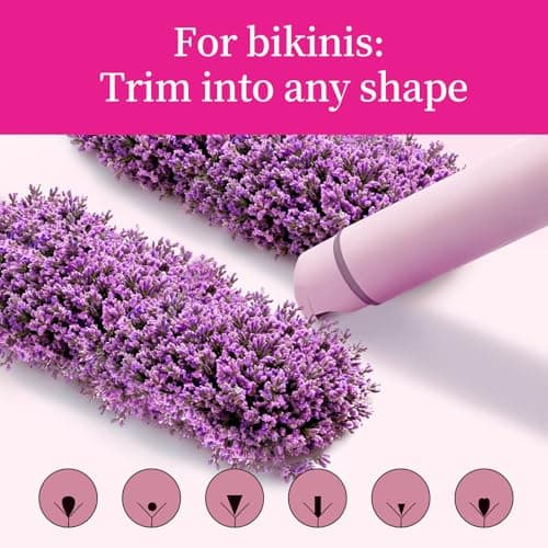 Unimiko 2-in-1 Bikini Trimmer for Women – Electric Shaver for Women, Womens Electric Razor & Trimmer for Sensitive Skin, Adjustable Comb, 100% Waterproof, Portable, USB Charge, Painless (Pink) - Thumbnail 4