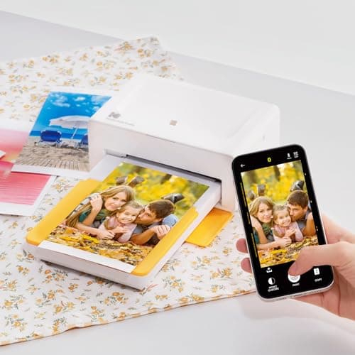 KODAK Dock Plus 4x6'' Photo Printer, 10 Sheets, Docking & Bluetooth Smartphone Printer for iPhone & Android, Instant Color Prints, 4PASS Dye Sublimation - Thumbnail 6