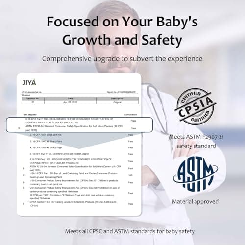 JOYNCLEON Ergonomic Baby Carrier with Adjustable Strap,4-in-1 Newborn to Toddler Carrier,Breathable Mesh Baby Carrier for Summer,Compact for Travel & Outdoor Adventures,Ideal for Infants 0-3 Years - Thumbnail 2