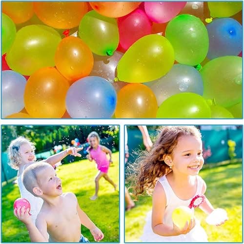 629 PCS Summer Fun Water Balloons for Kids Adults Quick Fill Water Balloons Set Summer Splash Party Easy Quick Fun Outdoor Backyard for Swimming Pool - Thumbnail 2