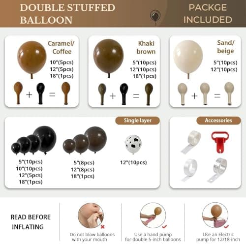 Double Stuffed Western First Rodeo Cowboy Balloon Arch Garland Kit - Thumbnail 4