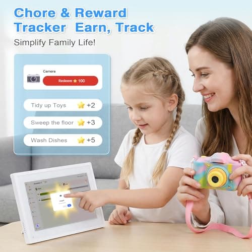 COMIX 10.1" Smart Calendar Display - Digital Family Wall Planner & Wi-Fi Chore Chart Syncs with Phones, Touch Screen Command Center & Digital Photo Frame for Home Organization, Office, Elderly - Thumbnail 4