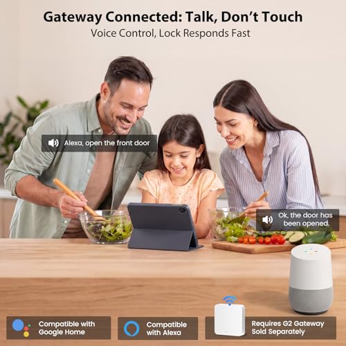 Keyless Entry Door Lock, Biquole Smart Lock, Fingerprint Door Lock - Thumbnail 5