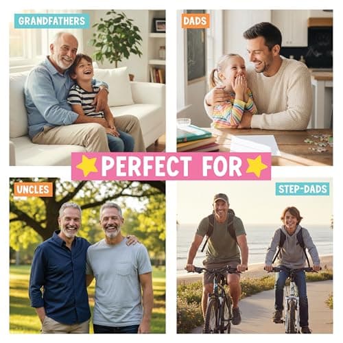 Hadley Designs Happy Father's Day Card from Son or Daughter - Fathers Day Cards from Kids, Fathers Day Card for Son Husband Brother Uncle Son-in-law or Father-in Law - Thumbnail 6