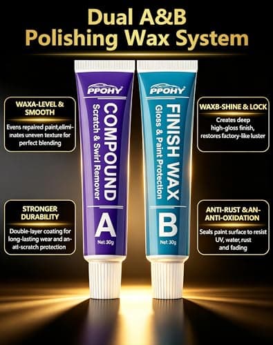 Galactic Aqua (221) Touch Up Paint Pen for Toyota with A/B Wax-PPOHY OEM Exact Match,Complete Scratch Repair Kit,Quick Dry 2-In-1 Tip / Brush,Anti-Rust Waterproof Paint for Camry,Corolla,RAV4,Highlander - Thumbnail 4