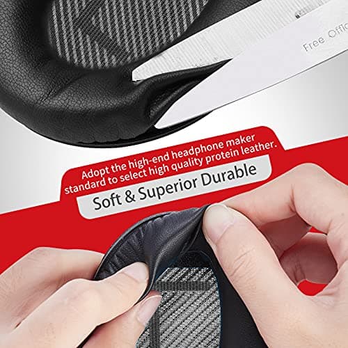 Premium Ear Pad Replacement for Bose Headphones Earpads, Compatible with Bose QuietComfort 35 ii /QC35 /QC25 /QC2 /QC15 /Ae2 /Ae2i /Ae2w /SoundTrue & SoundLink, by Krone Kalpasmos – Classic Black - Thumbnail 3