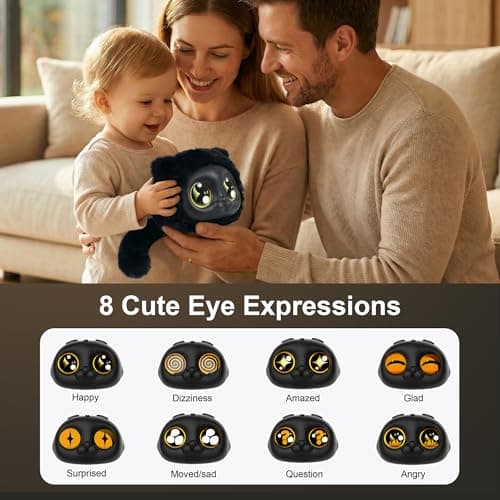 AI Interactive Plush Stuffed Animal Toy, Voice Responsive Learning Companion with Emotional Interaction, Soft Plush Talking Toy for 14+Teens and Family Companionship, Thoughtful Gift for Loved Ones - Thumbnail 5