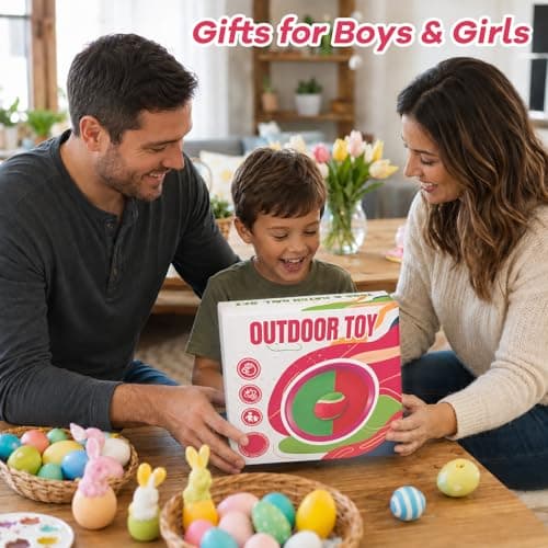 Toss and Catch Ball Set Boys Toys Outdoor Toys Yard Games Outside Games Beach Toys for Kids Ball and Catch Game with 4 Paddles and 4 Balls - Thumbnail 2