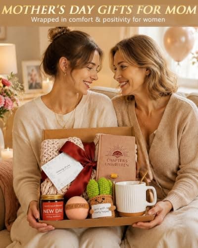 Self Care Gift Set for Women, Spa Gift Basket with Blanket, Get Well Soon & Sympathy Care Package, Birthday & Thank You teacher Gift Box, Relaxation Home Spa Kit for Mom Wife Sister Friend - Thumbnail 5