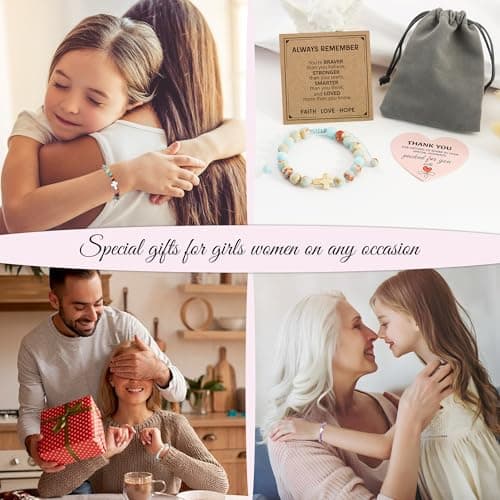 BAYLAY Gifts for Teen Girls, Cross Bracelet for Teen Teenage Girls Birthday Christian Religious Baptism Gifts for Girl Easter Basket Stuffers Fillers Stocking Stuffers - Thumbnail 6