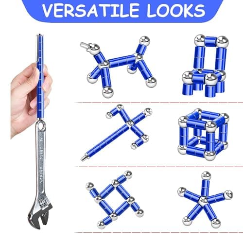 Fidget Gel Pen Gifts for Teens, Cool Gadget for Men Office Desk Accessories - Thumbnail 4