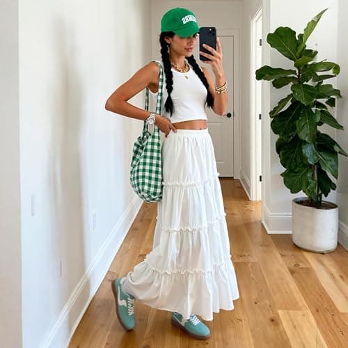 Tigeridea Sneakers for Women Business Casual Green Green Tennis Shoes Comfortable Lace up Slip on Women's Fashion Sneakers Size 8.5 - Thumbnail 3