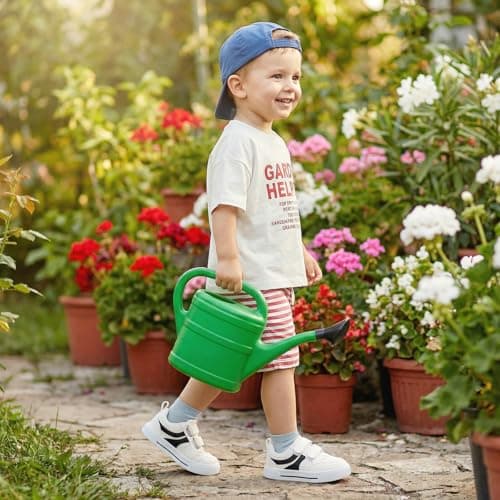 STQ KIDS Toddler Boy Shoes Wide Toe Box Lightweight Boy Sneakers Non-Slip Zero Drop School Kids Walking Running Tennis Shoe White Toddler 9 - Thumbnail 3