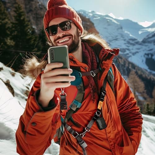 LIUGX Crossbody Phone Lanyard with FIDLOCK Magnetic Buckle SLIDER - Quick Release Buckle, Multifuctional Adjustable Nylon Strap for iPhone, Samsung, More - Thumbnail 4