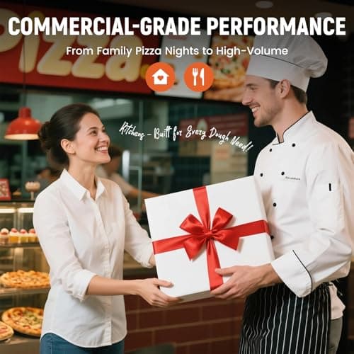 Newhai Commercial Pizza Dough Press Machine 8.6” Electric Dough Roller Sheeter Pastry Pizza Bread Press Forming Processor with 400 Pcs Parchment Papers for Bakery Home Restaurant Use - Thumbnail 6