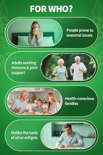 Organic Oil of Oregano Capsules with Black Seed Oil, Garlic, Turmeric, Holy Basil, Vitamin D3, E & Black Pepper for Better Absorption – Immune, Digestive & Respiratory – Vegan, Non-GMO, 2 Month Supply - Thumbnail 5