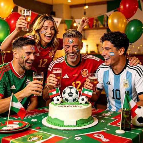 For 2026 World Cup Temporary Tattoos, 45 PCS 10 Sheets Soccer Tattoos World Cup Party Decorations Favors, Temporary Tattoo Stickers for Soccer International Party Decorations - Thumbnail 2
