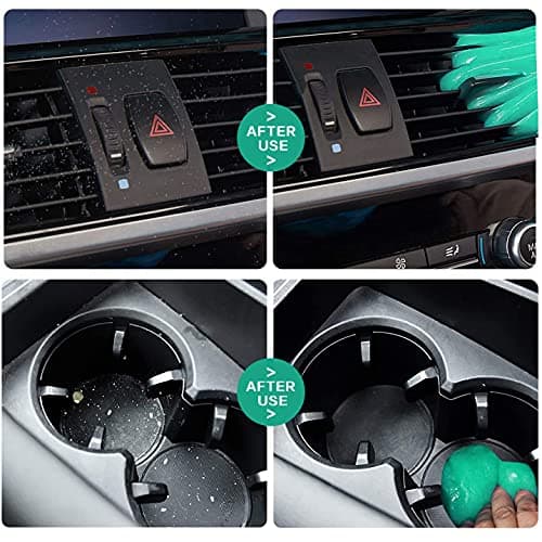 TICARVE Cleaning Gel for Car Detailing Car Cleaning Putty Auto Detailing Gel Detail Tools for Car Interior Cleaner Kit Car Vent Cleaner Automotive Car Cleaner Green - Thumbnail 6