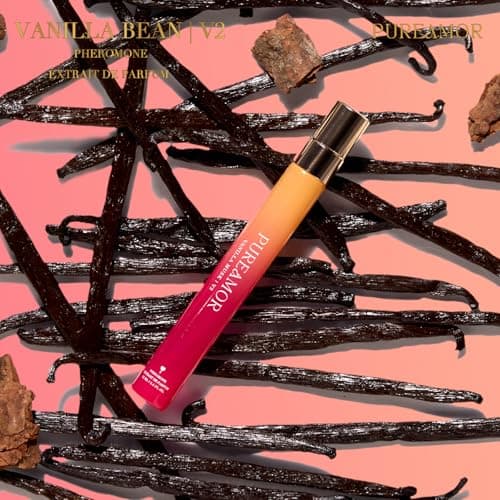 PUREAMOR Pheromone Perfume for Women, Vanilla Musk Extrait de Parfum – Warm Cozy Scent with Vanilla, Soft Woods & Musk, Long Lasting Fragrance, 0.4 oz / 12 ml Travel Size - Thumbnail 4
