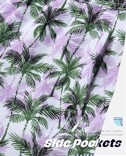 CoozySphere Men's Swim Trunks Quick Dry Bathing Suits 5 Inch Swimming Shorts with Compression Liner 5 Inch and Zipper Pockets XXL - Thumbnail 4