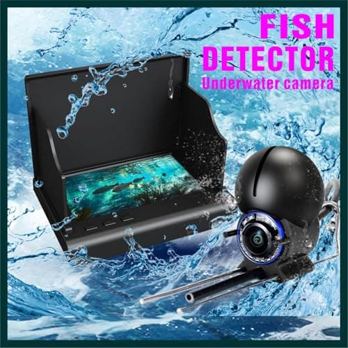 Underwater Fishing Camera with 4.3 Inch LCD, 5000mAh Battery, Infrared Night Vision Light, Portable Fish Finder with 100ft Cable for Ice Lake Boat Kayak Fishing - Thumbnail 5