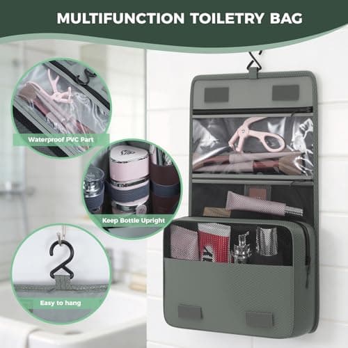 8-Piece Compression Packing Cubes for Travel, Trendy Luggage Organizer Set for Young Travelers, Space Saving for Carry-On, Suitcase, Vacation & Weekend Trips - Avocado Green - Thumbnail 5