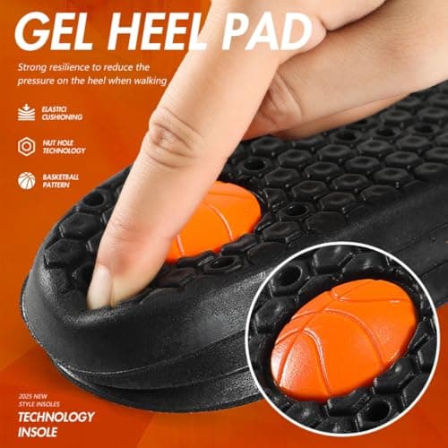 XINIFOOT 3 Pairs Premium Comfort Shoe Replacement Insole, Shock Absorption Elastic Cushion Inserts, Breathable Shoe Inner Soles for Women (New Black) - Thumbnail 6