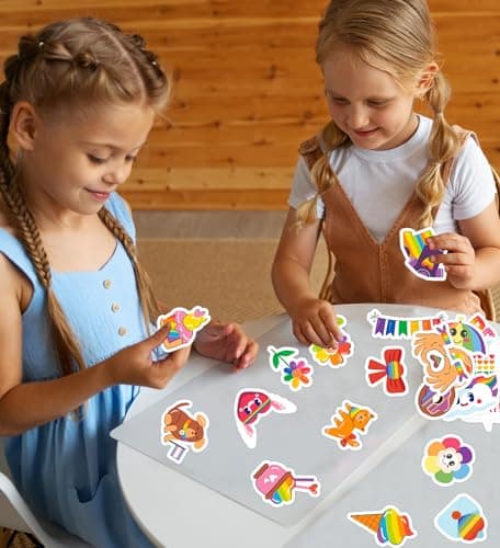 HSHFAMIIY Pride Stickers,100Pcs Pride Accessories, Rainbow Sticker for for Trans Bi Lesbian LGBTQ+ Gay Pride Stuff Accessories, Celebration Parades Home Decor Party Supplies Festivals - Thumbnail 6