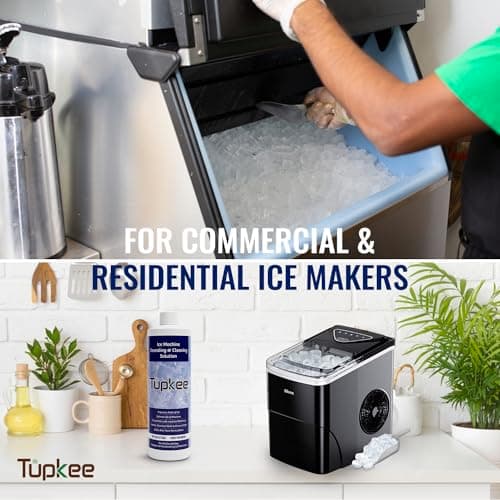Tupkee Ice Machine Cleaner Nickel Safe - 16oz, Compatible for Affresh, Whirlpool 4396808, Manitowoc, Kitchenaid, Scotsman Ice Maker Cleaner Descaler - Pack of 4 - Thumbnail 2