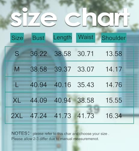 Summer Dresses for Women T Shirts 3/4 Length Sleeve Womens Tops Blue X-Large - Thumbnail 5