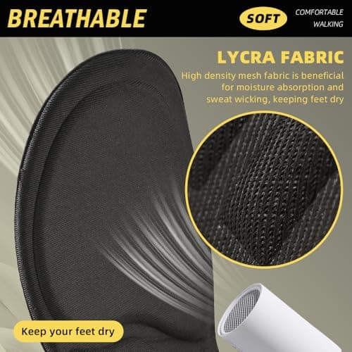 XINIFOOT 3 Pairs Anti Odour Shoe Insoles for Men and Women, Replacement Insoles for Work Boots Running Shoes, Cushion Shock Absorbing for Foot Pain Relief, Comfort Breathable Inner Soles - Thumbnail 5