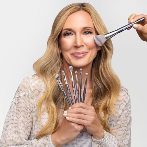 BK BEAUTY - ANGIE HOT & FLASHY A507 ANGLED BLUSH BRUSH – For Blush, Bronzer & Contour, Fluffy Angled Brush for Seamless, Streak-Free Finish - Thumbnail 3