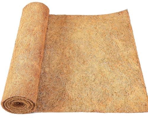 JINYICOCO 16x120 inch Natural Coco Liner Coconut Liners for Planters Coco Liner Roll Plant Liners for Outdoor Plants Coir Liners for Planters Garden Decoration Animal Pet Pad - Image 1