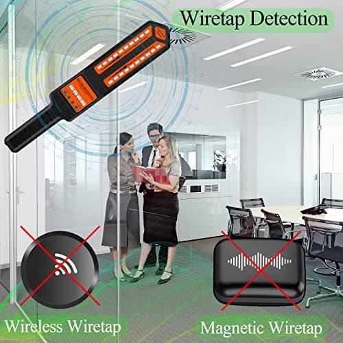 KEULGOUL Hidden Camera Detector, RF Signal Detector, Camera Lens Finder and Magnetic Tracker Detector, Portable Privacy Scanner for Hotel Room, Car, Office, Home and Travel - Thumbnail 3