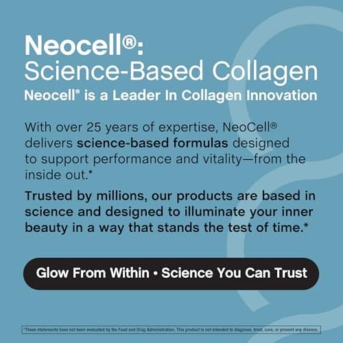 NeoCell Creatine Monohydrate Powder | 30 Servings | with Multi Collagen Peptides | Unflavored | for Women and Men - Thumbnail 6