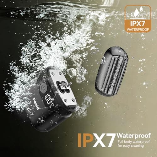 3-Blade Foil Shaver for Men, Portable Electric Razor Beard Trimmer - Thumbnail 6
