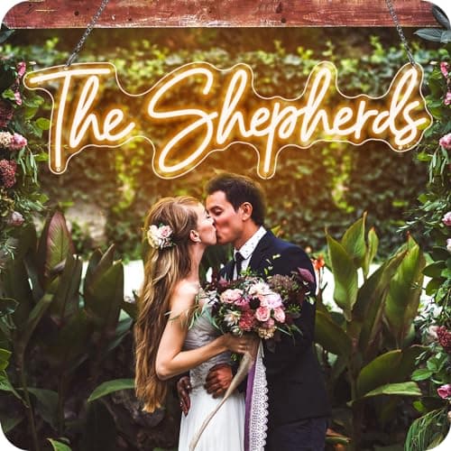 Custom Neon Signs,Personalized Neon Sign for Bedroom Wall Decor,Customizable Wedding and Birthday Party Decorations Gift - Image 1